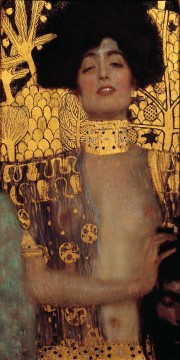  klimt pintura art%c3%adstica - Decoración de pared dorada de Judith y Holopherne Gustav Klimt